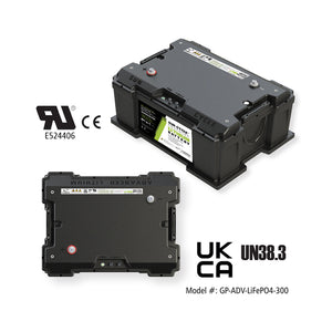 Go Power! 300Ah 12V Advanced Lithium Battery - GP-ADV-LIFEPO4-300