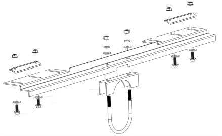 Tamarack Solar PGRM 47 Inch End Clamp - UNI-PGRM-END47
