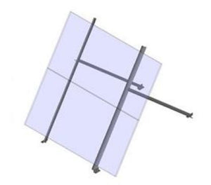 General Specialties S-Rail Universal Roof, Wall and Ground Mount 2 Panels Size D